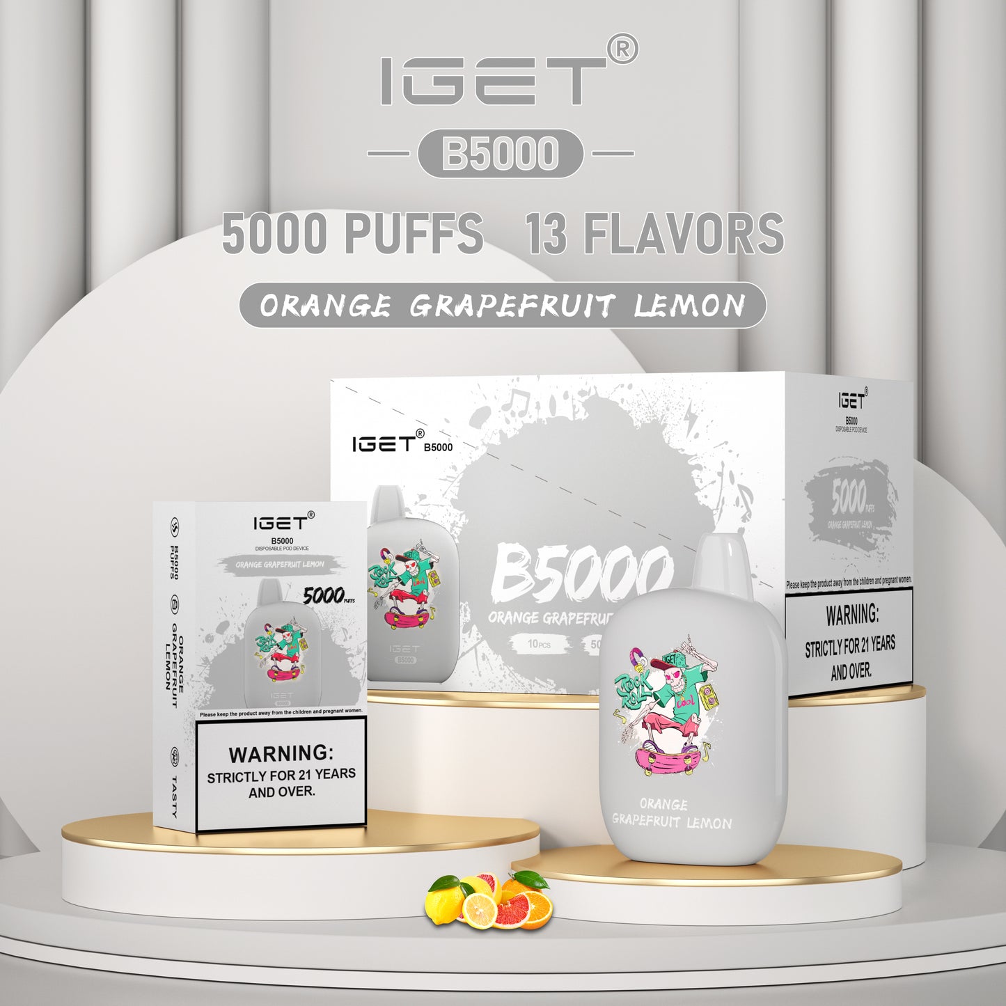 Orange Grapefruit lemon